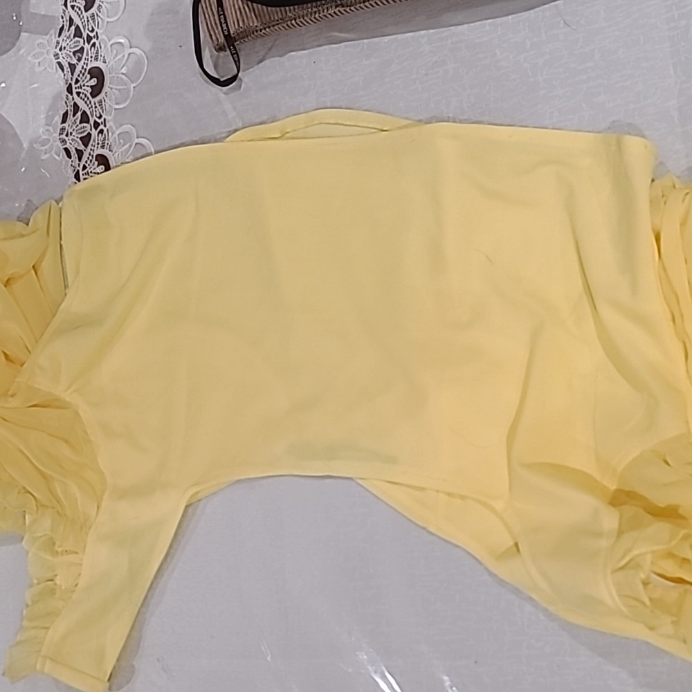 structured peasant top - Picture 8 of 9